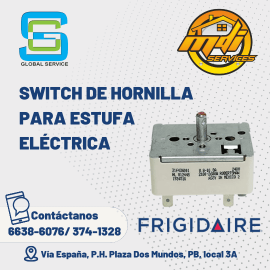 SWITCH HORNILLA COCINA ELECTRICA FRIGIDAIRE 316436001